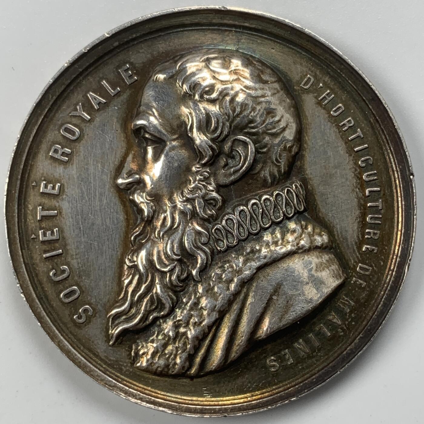 掌中浮雕-藏着的欧洲第053场 皇家园艺协会银章，46.45mm，30g