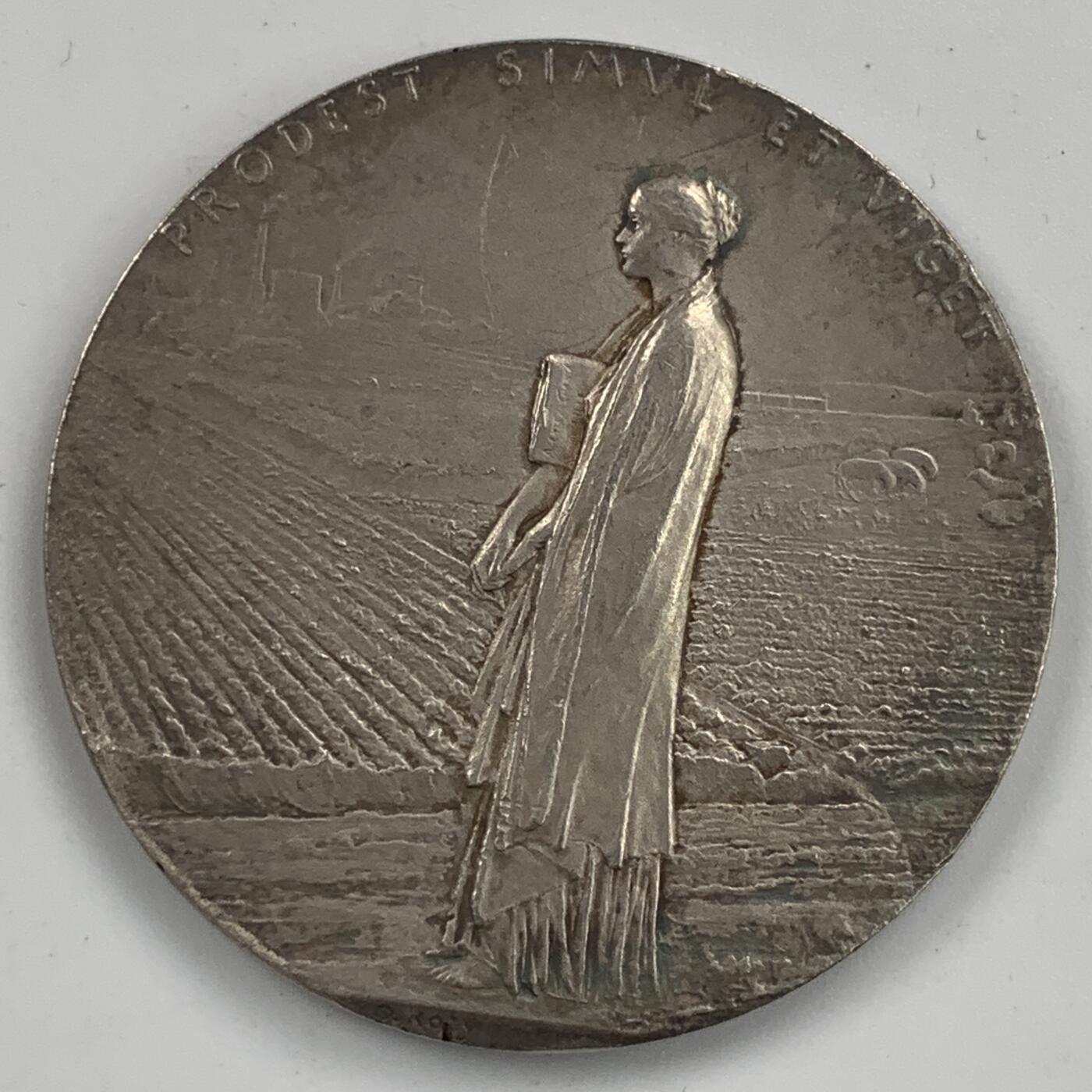 掌中浮雕-藏着的欧洲第053场 法国里尔证券经纪人公司银章，36mm，20g