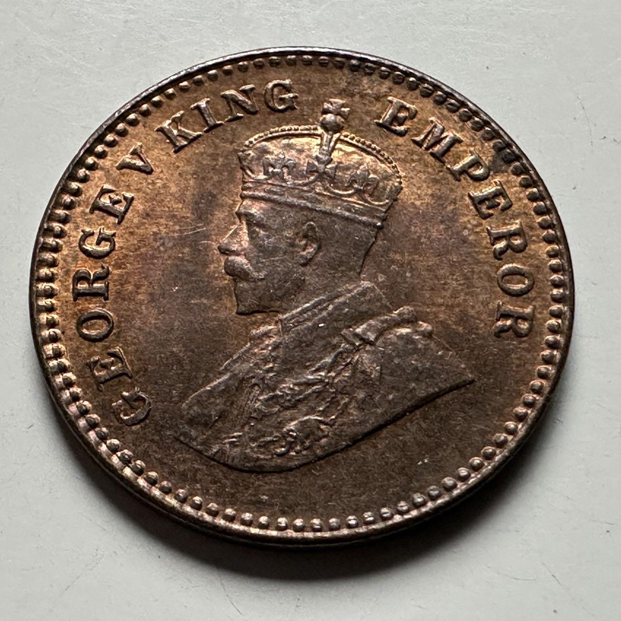 🌹外币初藏🌹🐯2026年第24场  每周二四六晚8️⃣点 接代拍 英属印度1926年1/12安娜 f