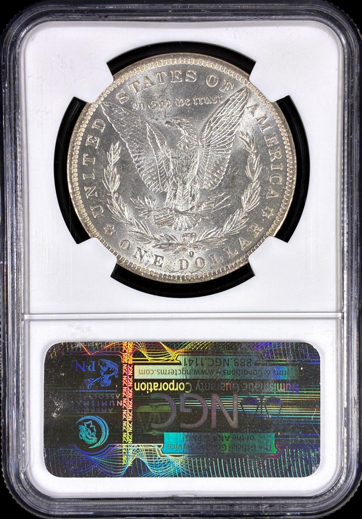 【雨安】【直播拍卖】【第0126期-评级币章】2026-03-07 周六 19:30 (金价1176, 银价22.16) [评级美洲] USA 美国 1美元 (1878-1921) 摩根 1884年O  NGC-MS64