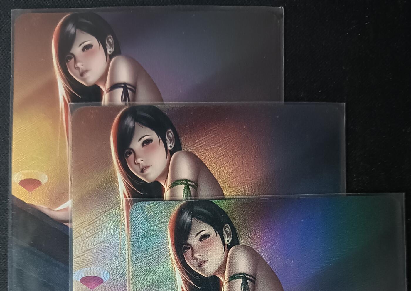 花开卡拍第61期（3月7号周六截拍，品控勿拍!!!拍品不寄存，运费5元（新疆需补运费差价或顺丰到付），自制卡难免瑕疵，可能存在轻微撞角爆边等出厂瑕疵，品控介意勿拍！） 宁缺卡牌 艺术卡 蒂法折光彩闪三宫