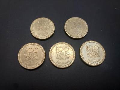 博彦收藏   3月7日 8点钱币专场 全场包邮 - 澳洲 澳纽军团硬币1组