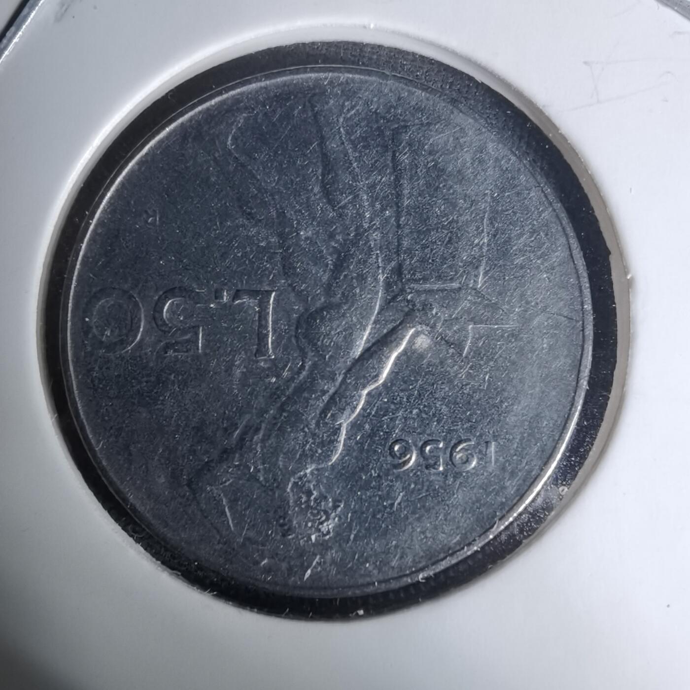 沼泽如烟--第1009场 意大利1956年50里拉