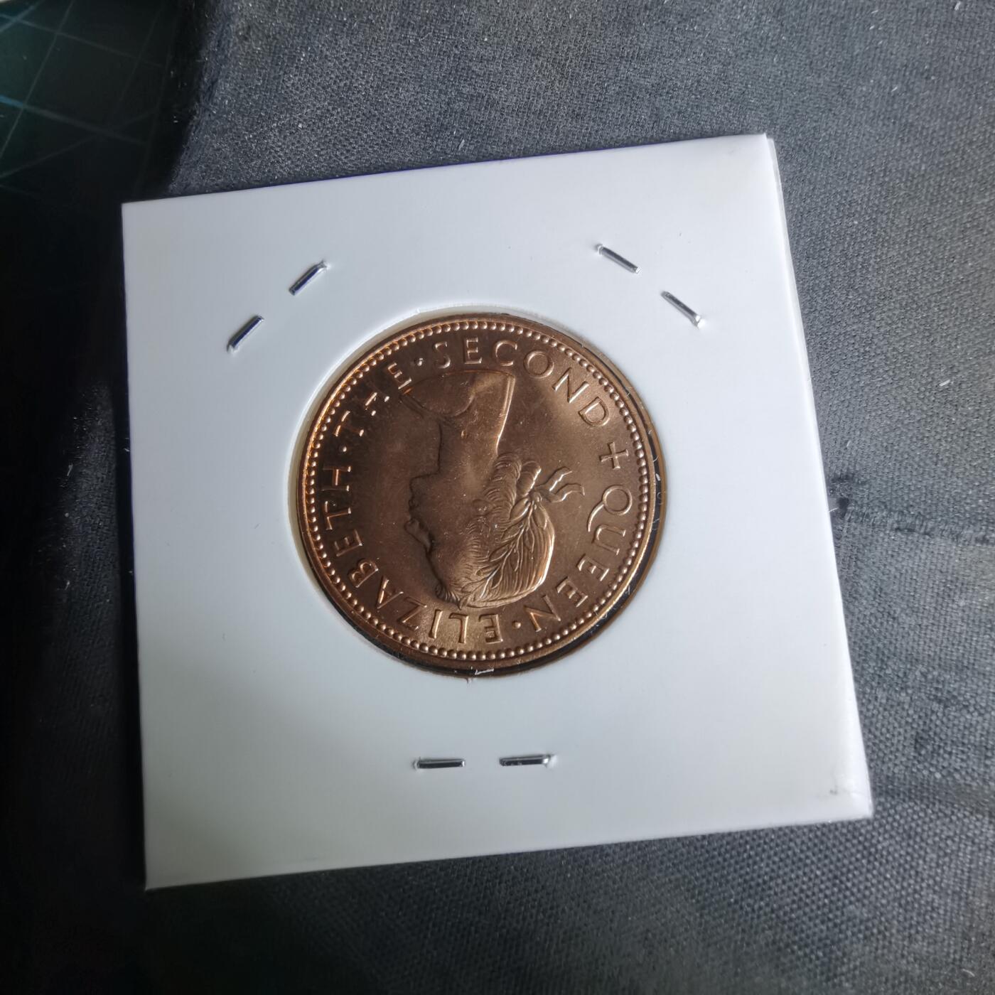 沼泽如烟--第1011场 新西兰1965年半便士