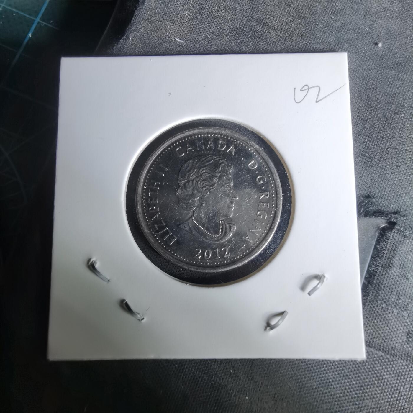 沼泽如烟--第1010场 加拿大2012年25分纪念币