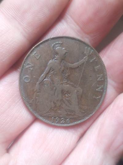 评级币 硬币 纪念币 - 1926年 英国一便士大铜币。