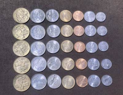 北京马甸外国币专卖第148期，外国币，中国早期纪念币专场，陆续上拍，欢迎关注 - 斯洛伐克5套