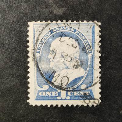 ↓君缘收藏753期☞钱币邮品↓无佣金、可寄存、满30元包邮  - 美国古典邮票，1887年开国元勋 政治家作家 本杰明·富兰克林邮票