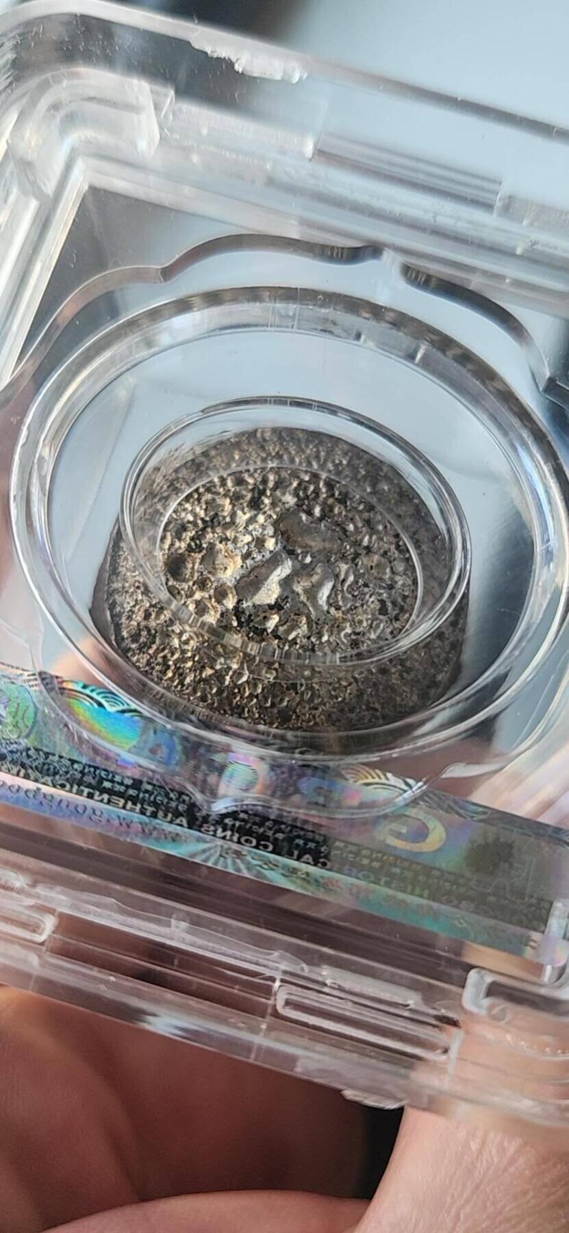 清代贵州盘丝锭，公博MS61，重量23.9g。高分名品，贵州地方特色锭，藏家必备。