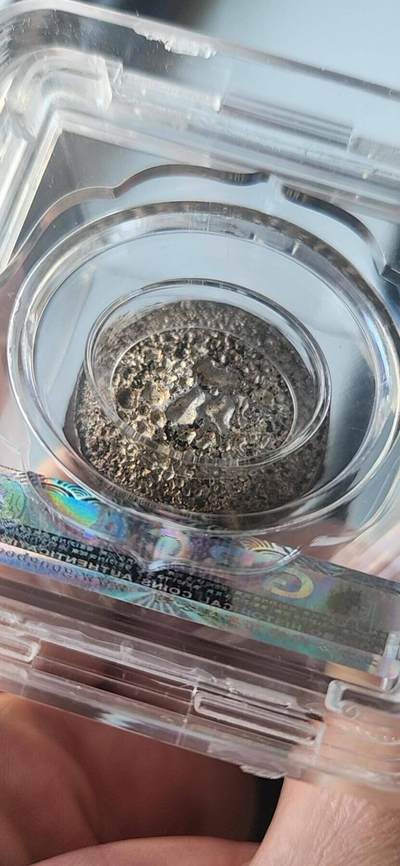 清代贵州盘丝锭，公博MS61，重量29.3g。高分名品，贵州地方特色锭，藏家必备。