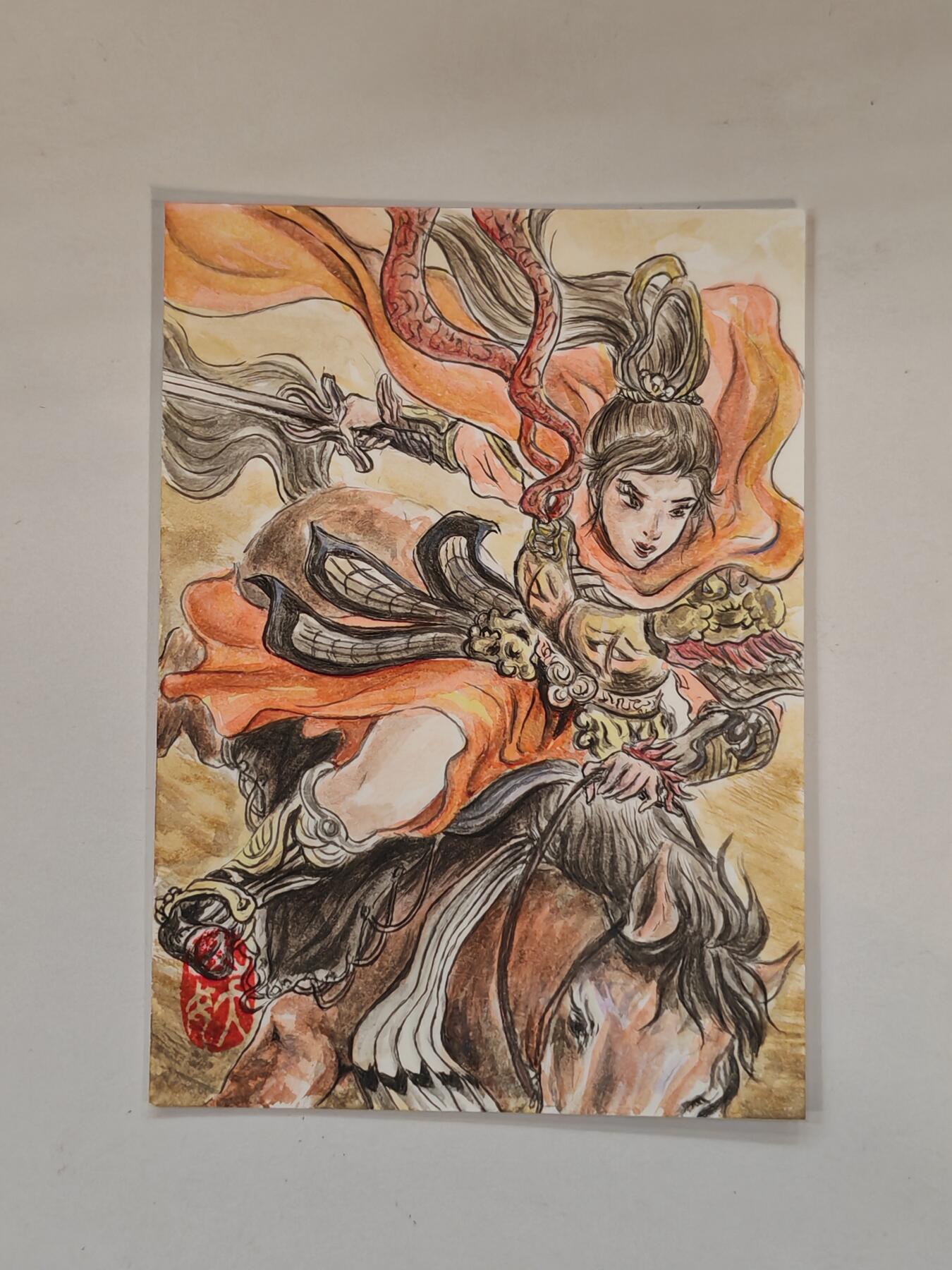 言遇卡牌 本期满百送限编卡【2026.03.13周五晚22：00截拍】 【手绘卡】【亲签】平阳昭公主 画师山妖 卡背亲签 带卡砖