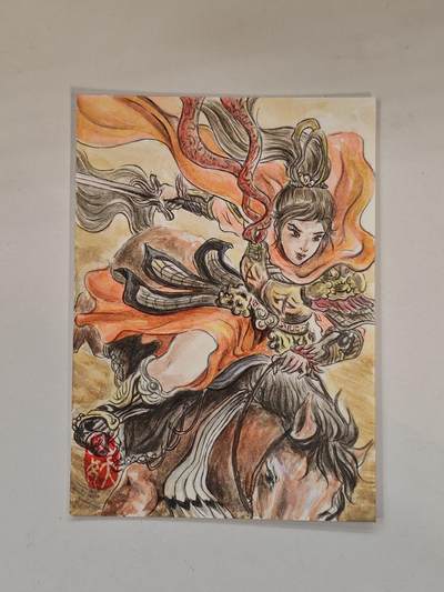 言遇卡牌 本期满百送限编卡【2026.03.13周五晚22：00截拍】 - 【手绘卡】【亲签】平阳昭公主 画师山妖 卡背亲签 带卡砖