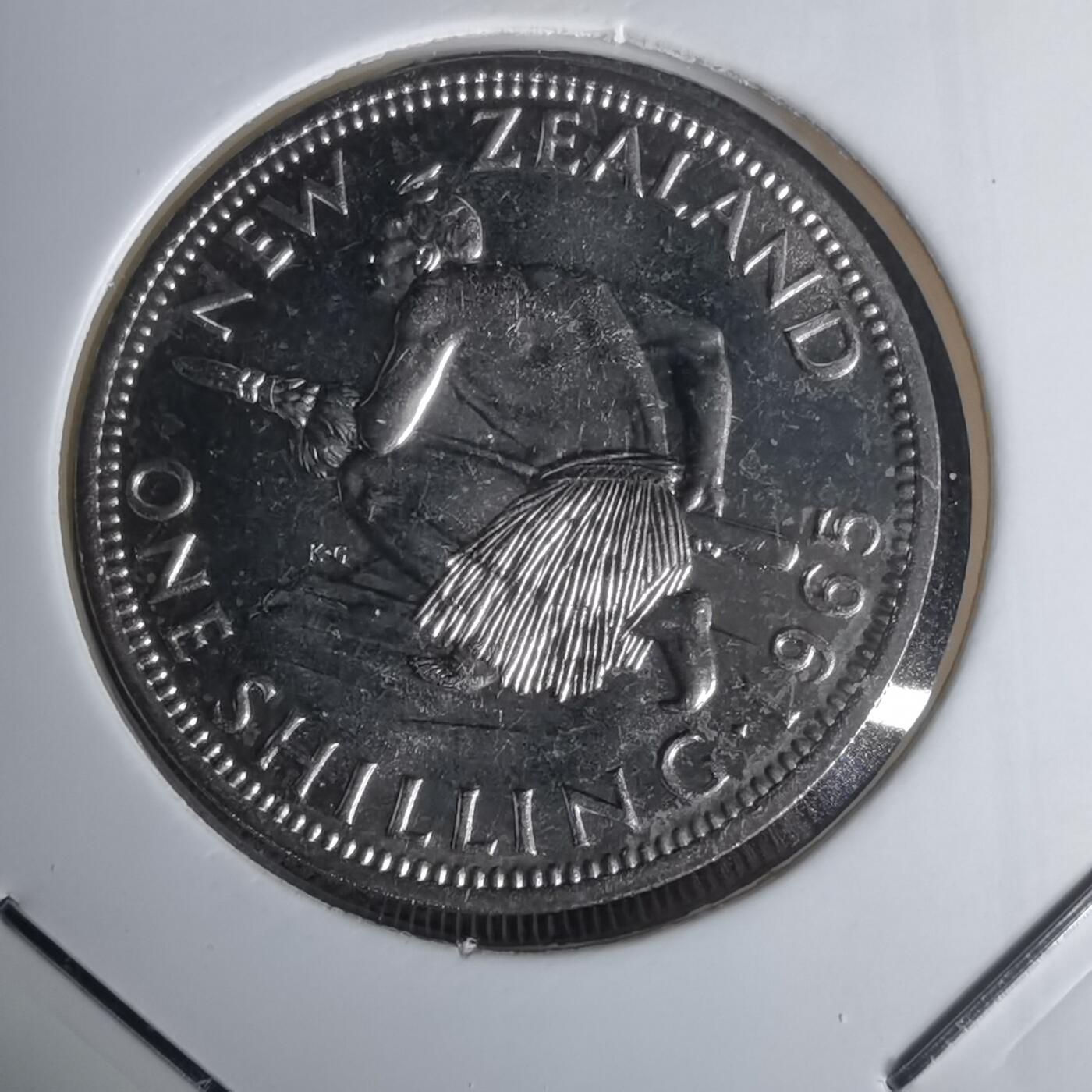 沼泽如烟--第1011场 新西兰1965年1先令