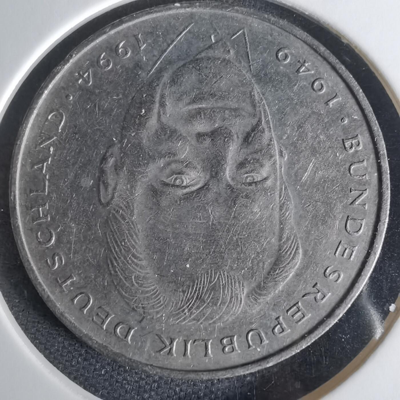 沼泽如烟--第1009场 德国1994年二马克