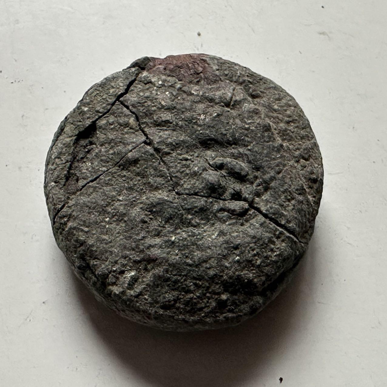 🌹外币初藏🌹🐯2026年第24场  每周二四六晚8️⃣点 接代拍 罗马帝国公元1世纪Dupondius铜币 SC双圈 直径28mm 重20.3g 残裂生坑