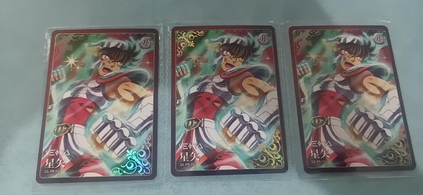 卡牌新人第二场 不寄存！！！ 卡游 圣斗士星矢 PR原膜3宫