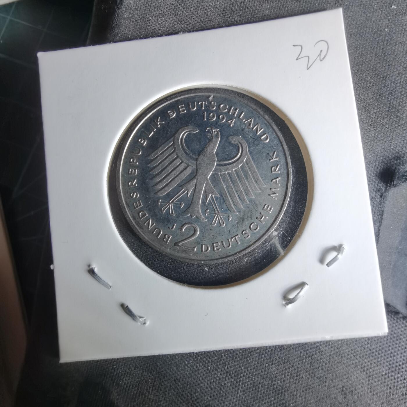 沼泽如烟--第1009场 德国1994年二马克