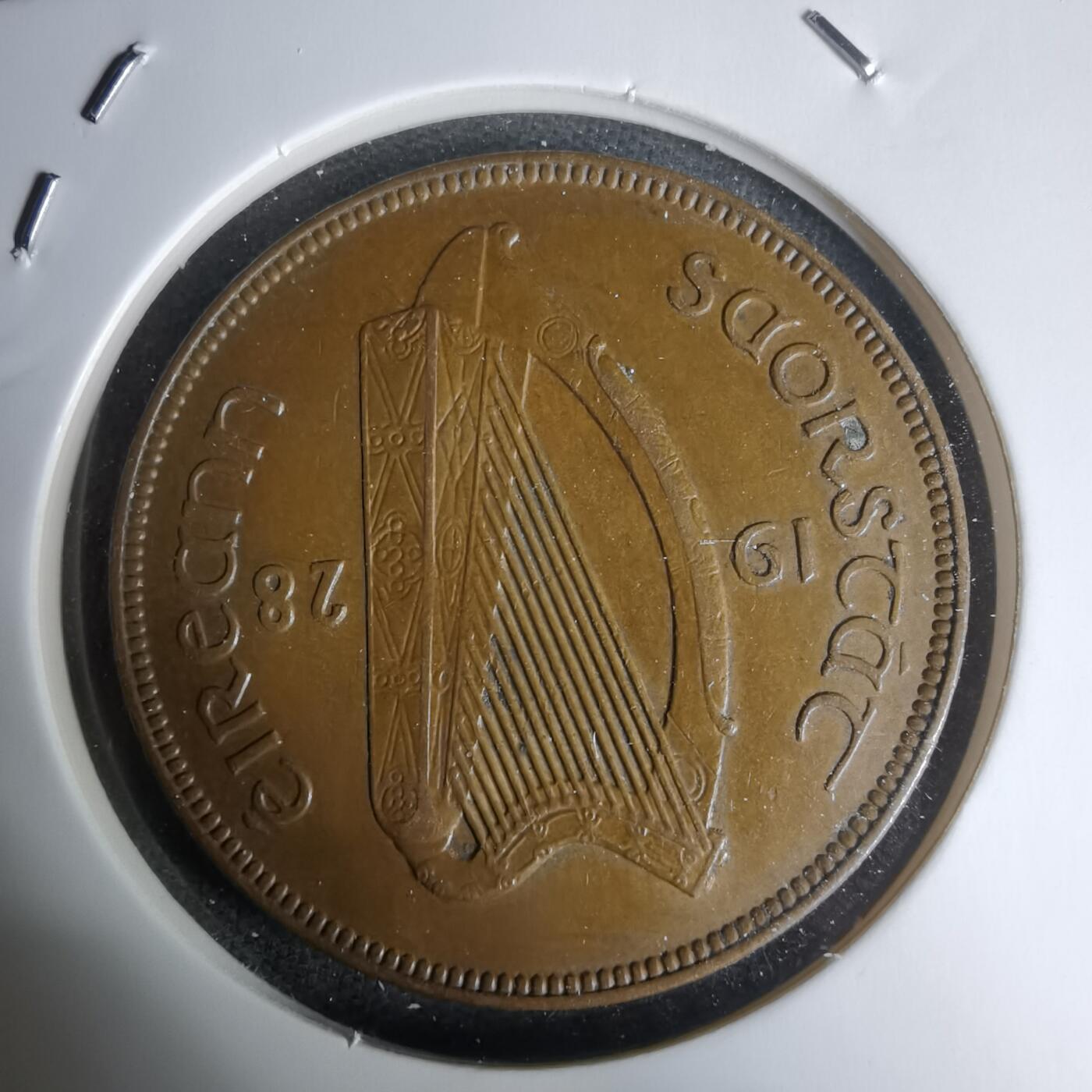 沼泽如烟--第1011场 爱尔兰1928年1便士