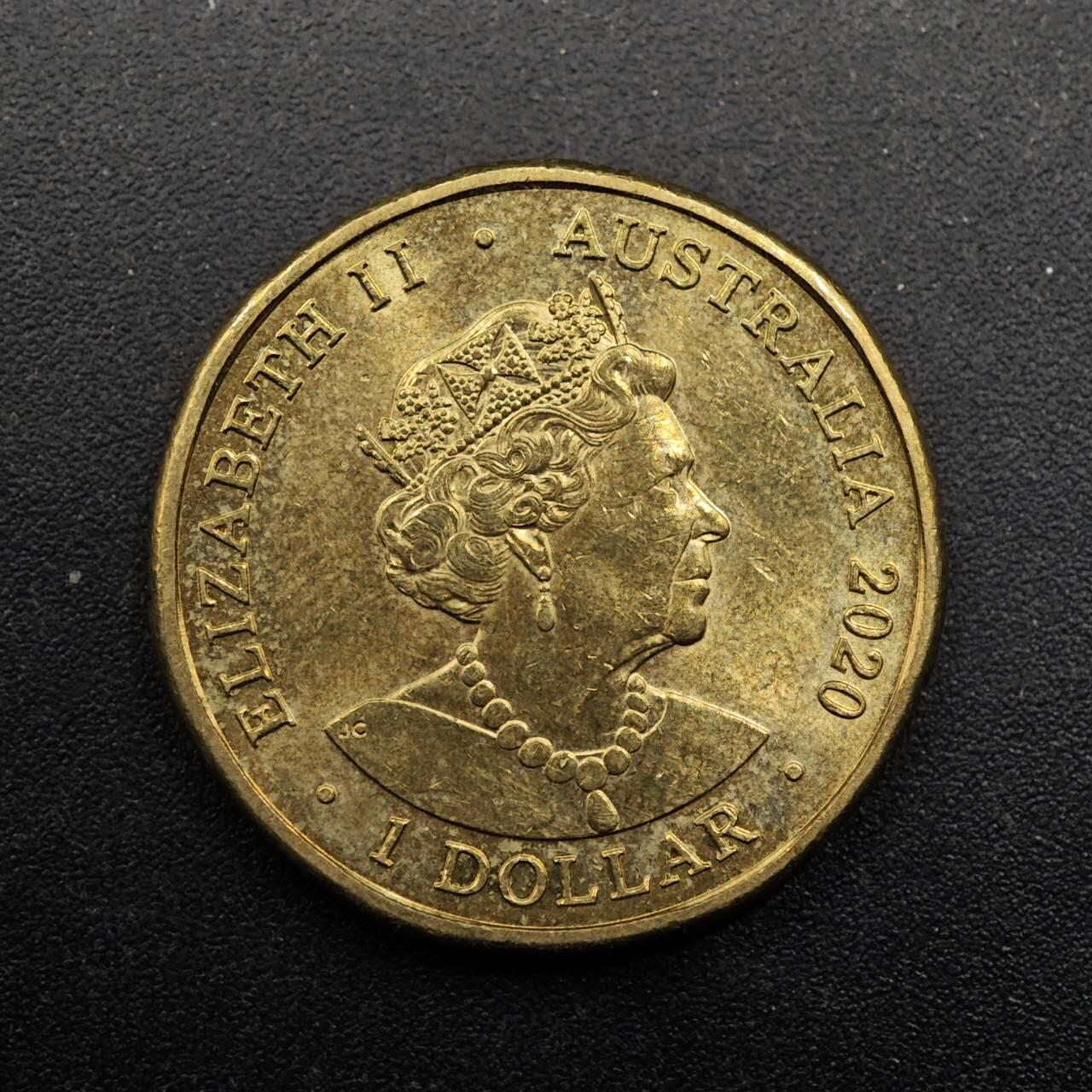 【淘币小摊】实时拍第八百七十五拍   散币场    每周一统一发货 澳大利亚2010年1元捐赠纪念币