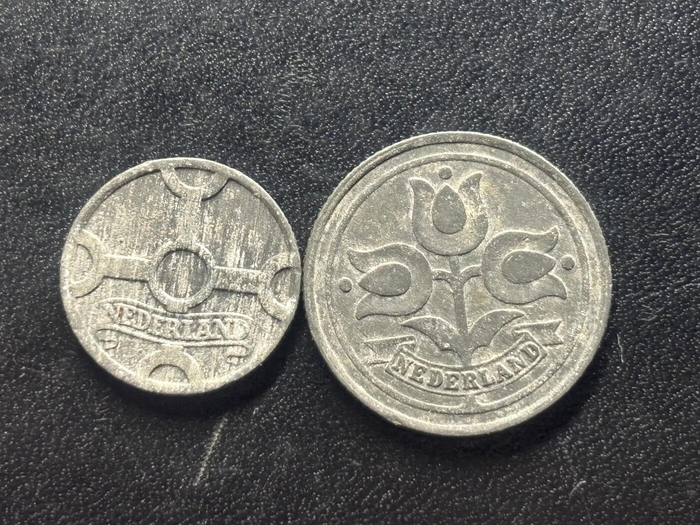 邮泉阁限时拍卖第四十二场（硬币在国外。请付邮费6元。） 荷兰1942年2枚