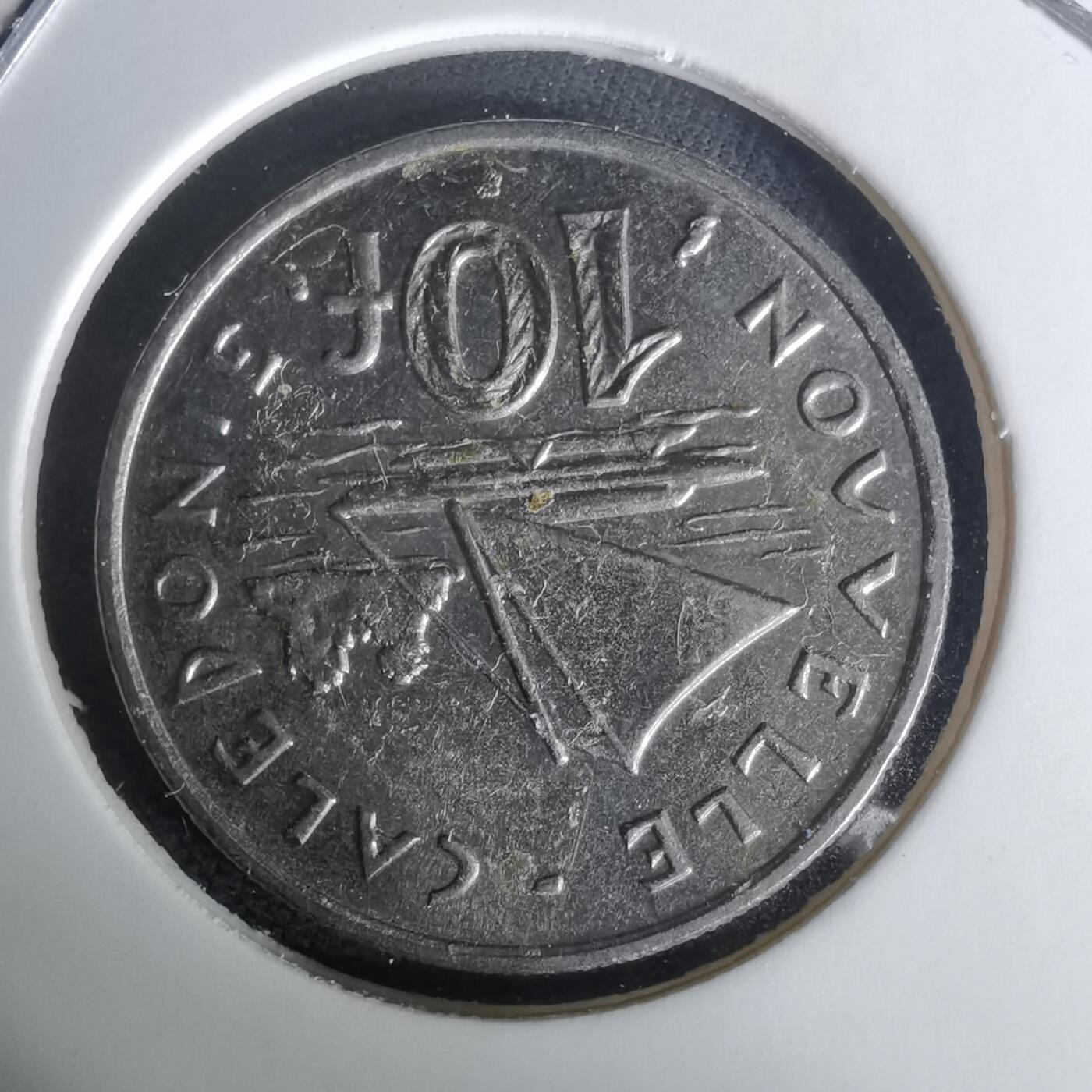 沼泽如烟--第1010场 法属新喀里多尼亚1970年10法郎