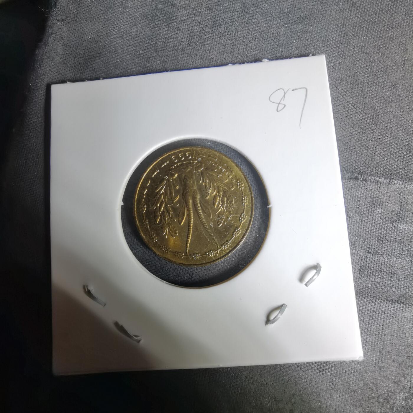 沼泽如烟--第1009场 西非1999年5法郎