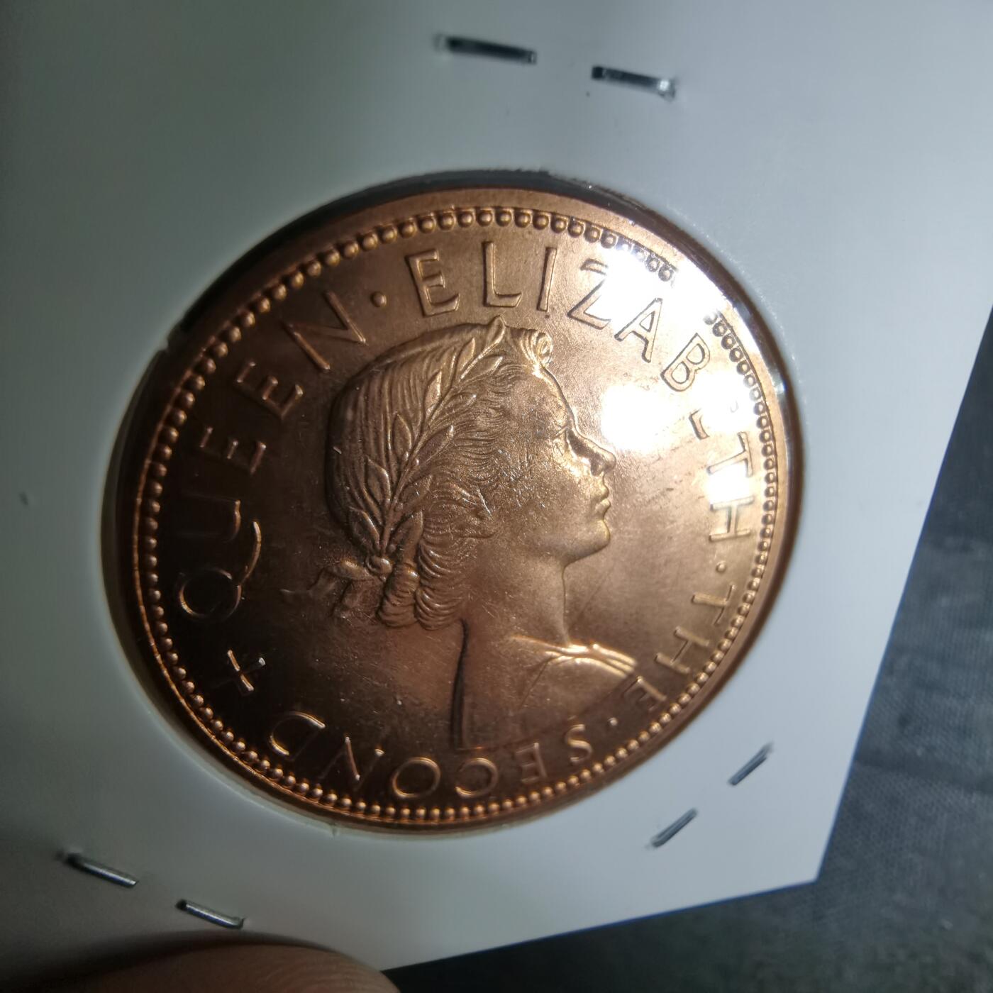 沼泽如烟--第1011场 新西兰1965年1便士