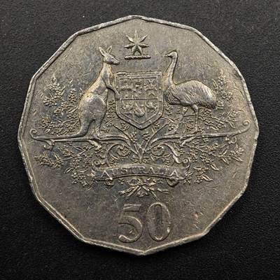 【淘币小摊】实时拍第八百七十五拍   散币场    每周一统一发货 - 澳大利亚2001年50分纪念币