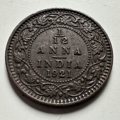 🌹外币初藏🌹🐯2026年第24场  每周二四六晚8️⃣点 接代拍 - 英属印度1921年1/12安娜