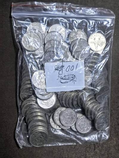 北京马甸外国币专卖第148期，外国币，中国早期纪念币专场，陆续上拍，欢迎关注 - 澳门1元100枚