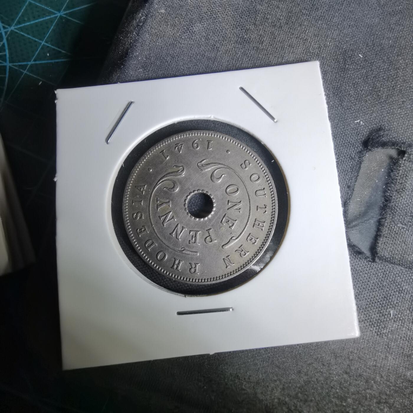 沼泽如烟--第1011场 南罗德西亚1941年1便士