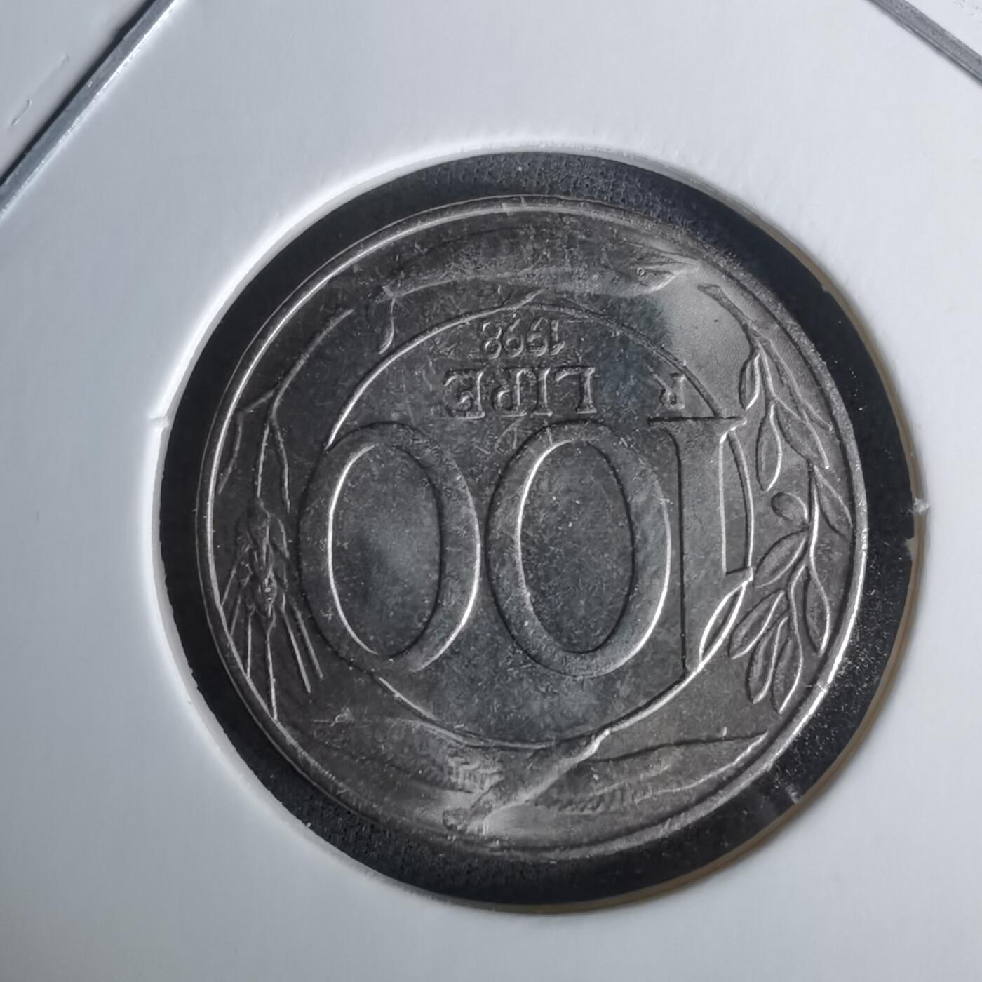 沼泽如烟--第1010场 意大利1998年100里拉