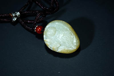 上海都达杂项专场四十四【全场包邮】  - 天然和田玉精雕《寿星公》挂件91-116