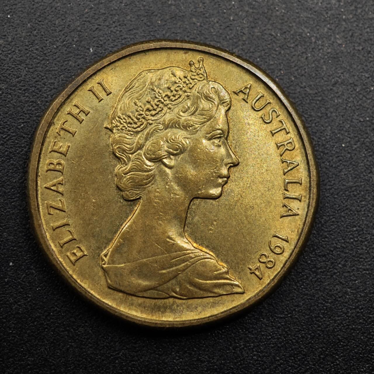 【淘币小摊】实时拍第八百七十五拍   散币场    每周一统一发货 澳大利亚1984年1元铜币