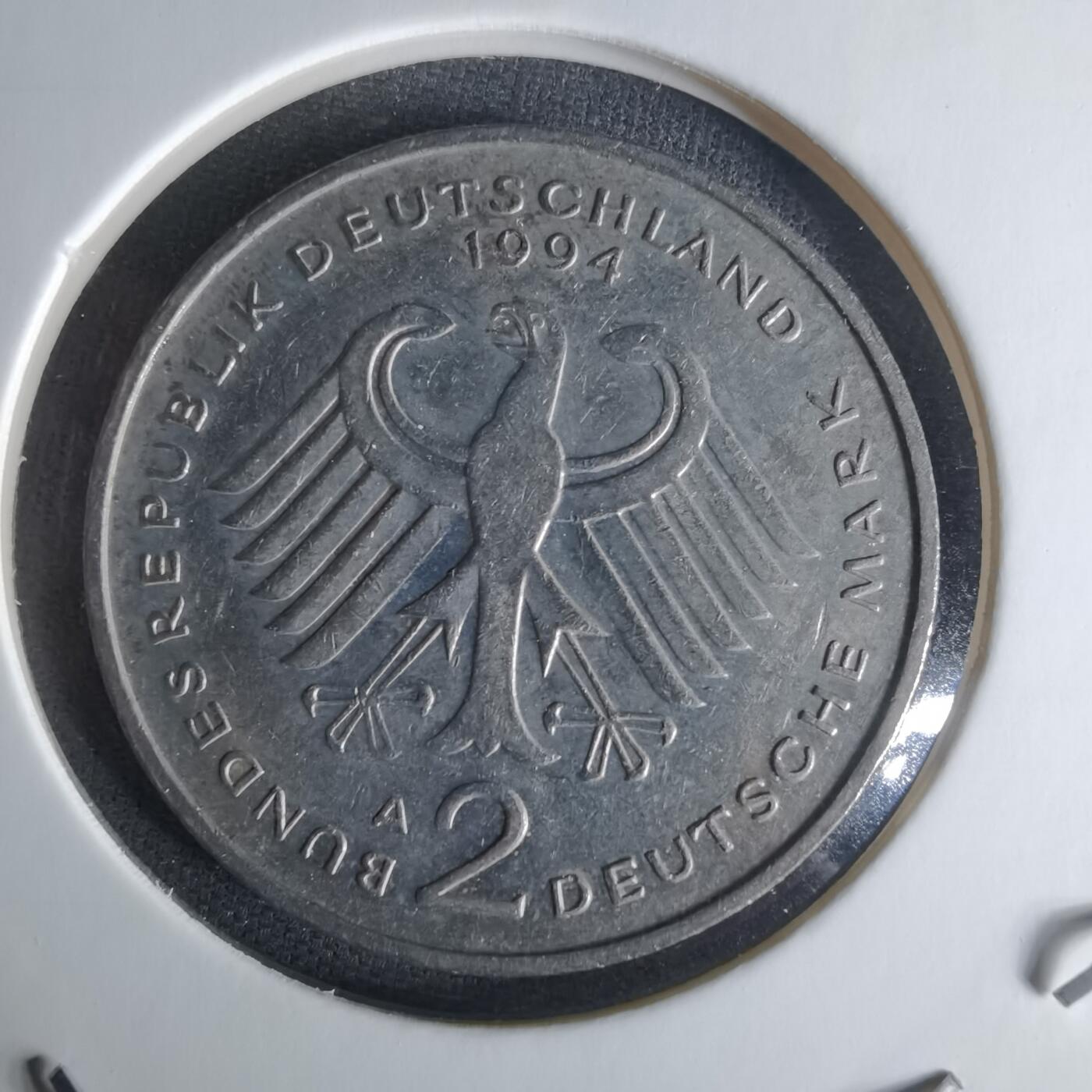 沼泽如烟--第1009场 德国1994年二马克