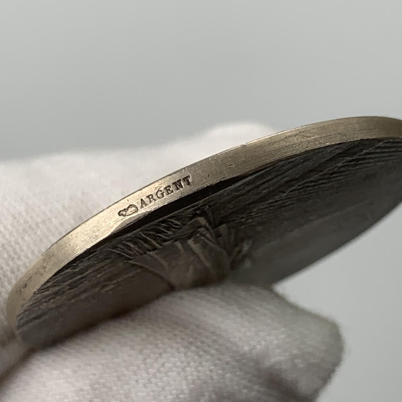 掌中浮雕-藏着的欧洲第053场 法国里尔证券经纪人公司银章，36mm，20g