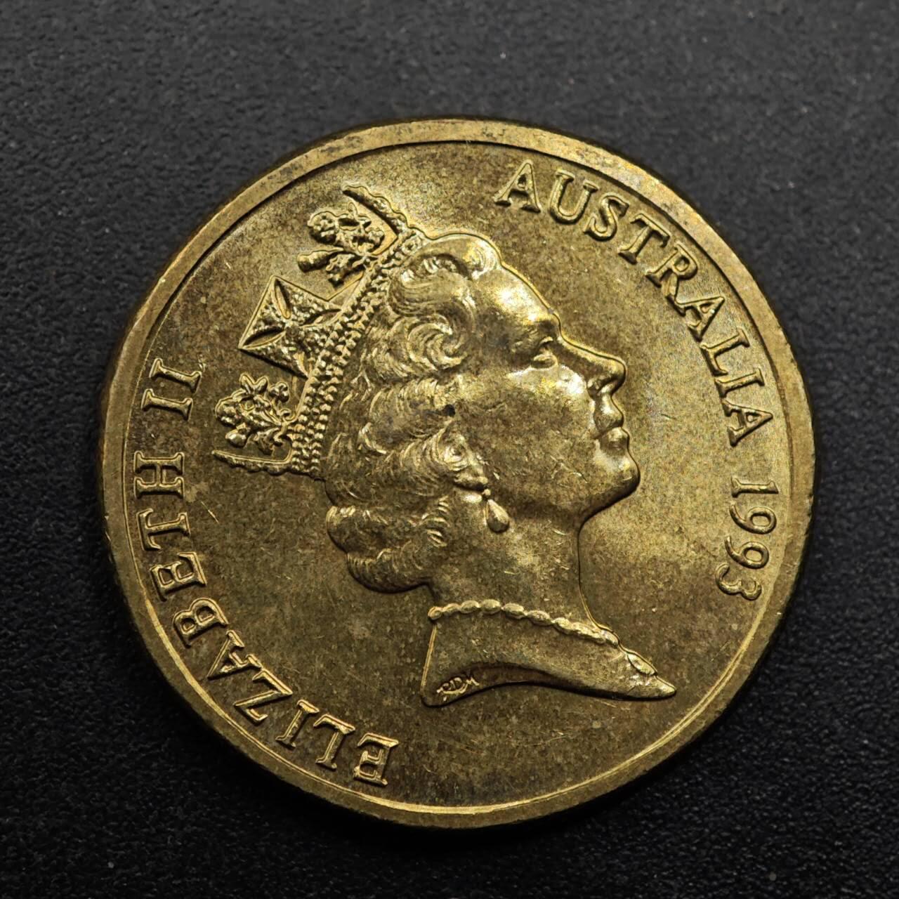 【淘币小摊】实时拍第八百七十五拍   散币场    每周一统一发货 澳大利亚1993年1元纪念币