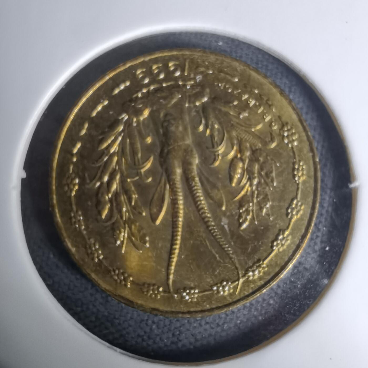 沼泽如烟--第1009场 西非1999年5法郎