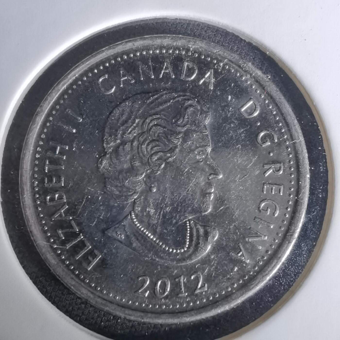 沼泽如烟--第1010场 加拿大2012年25分纪念币