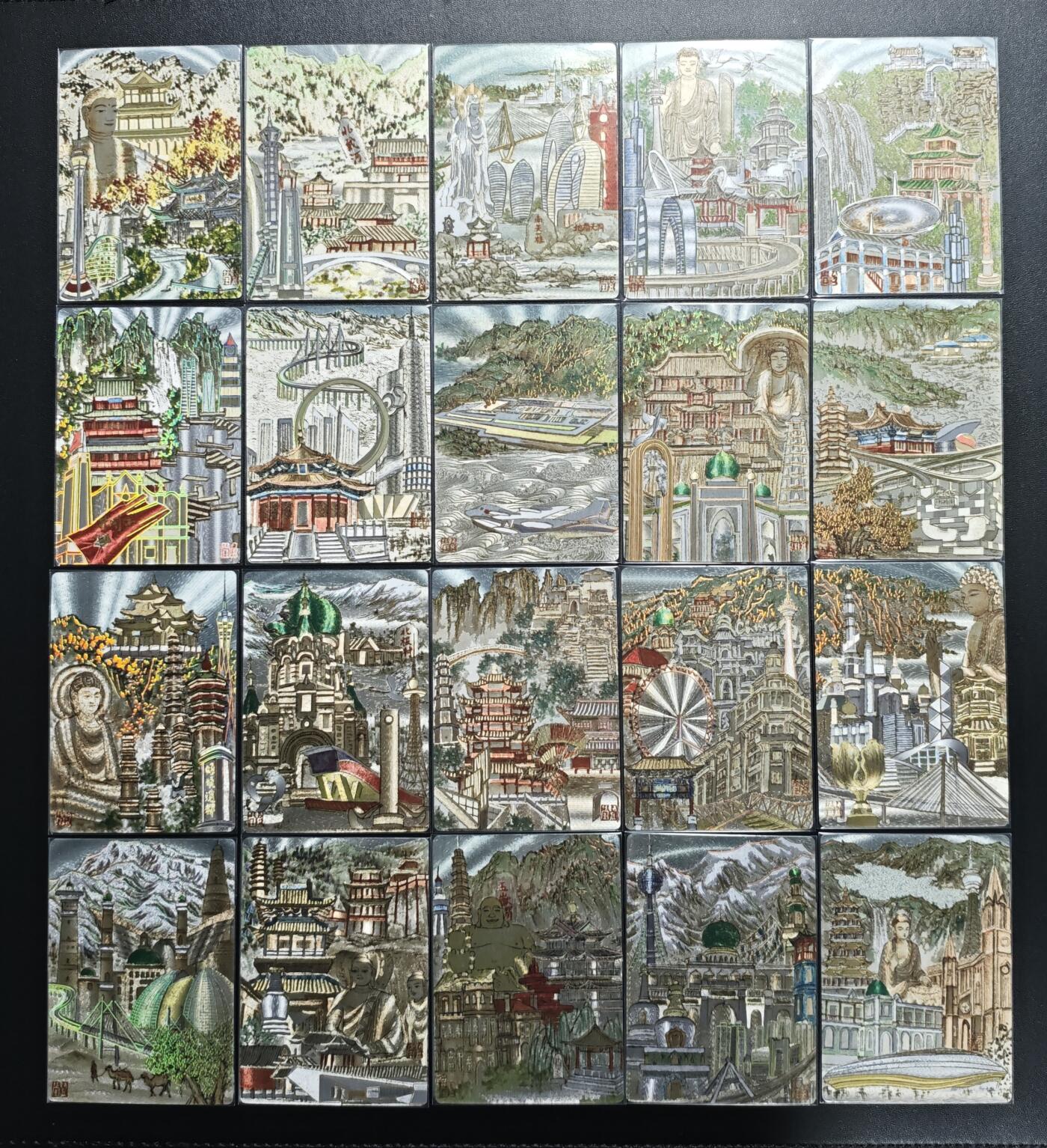 天玑星卡拍第176期《3.5周四截拍》持续收拍收评中 满赠卡需备注 卡有江湖 莹彩意 观国之光 014/100 冷烫粗闪 三十五张