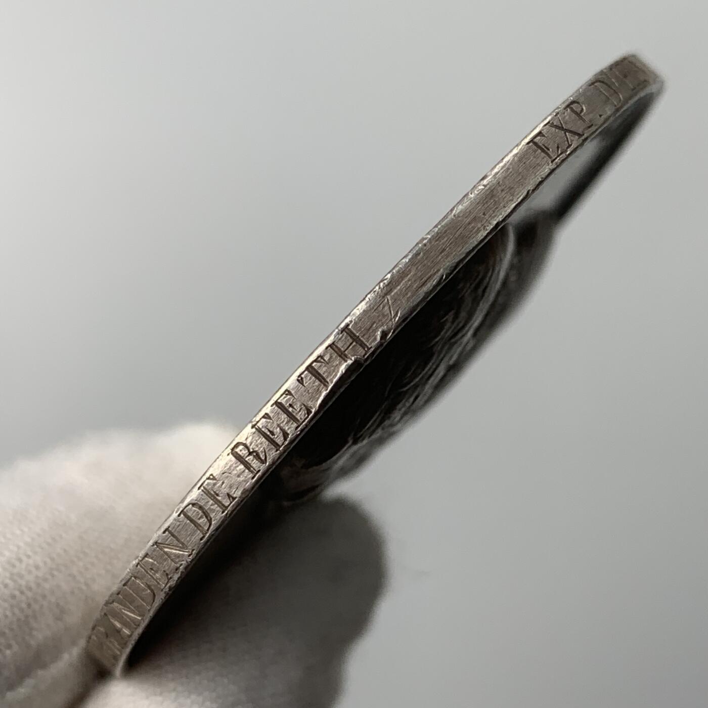 掌中浮雕-藏着的欧洲第053场 1847年比利时园艺协会银章，45.5mm，32.46g