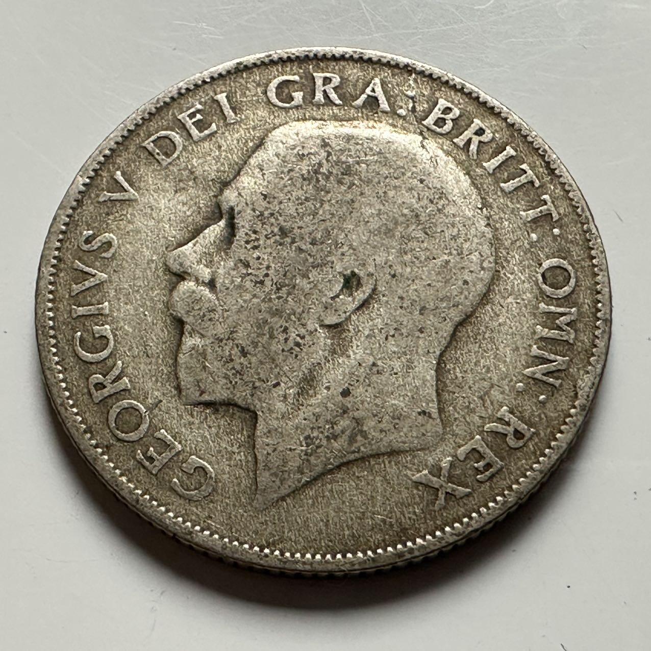 🌹外币初藏🌹🐯2026年第24场  每周二四六晚8️⃣点 接代拍 英国1921年一先令银币 5.6克50%银