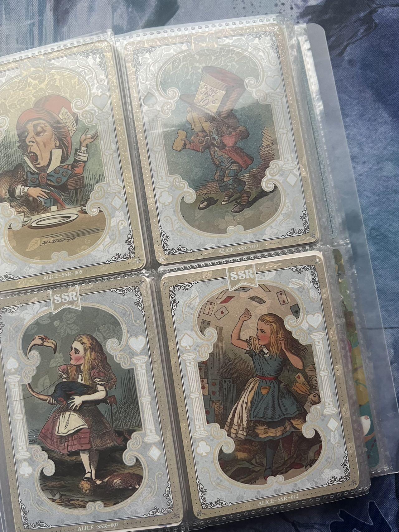 【随心含颖卡拍55期】卡游/集卡社/卡卡沃 抽卡机专场拍卖【无佣金】 【卡册】混卡一本 爱丽丝+狐妖小红娘+其它 80张 卡册不选品 最好不寄存