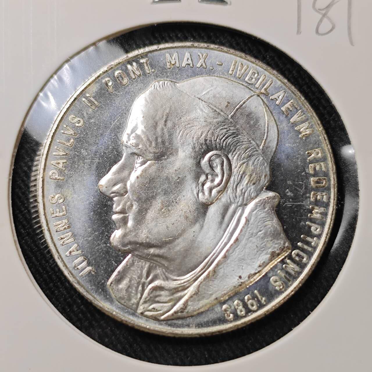 KK钱币收藏小铺   套币 批量/好品散币专场 2月预留时间 周末发货  梵蒂冈镀银铜章