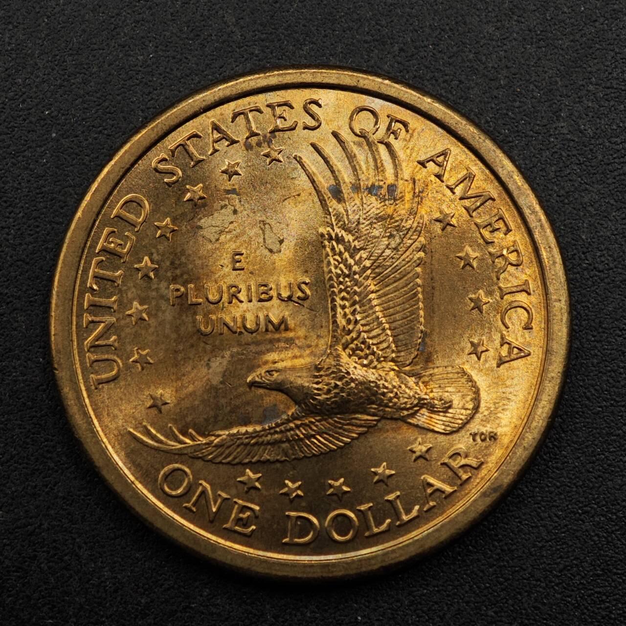 【淘币小摊】实时拍第八百七十五拍   散币场    每周一统一发货 美国2000年萨卡加维亚美元