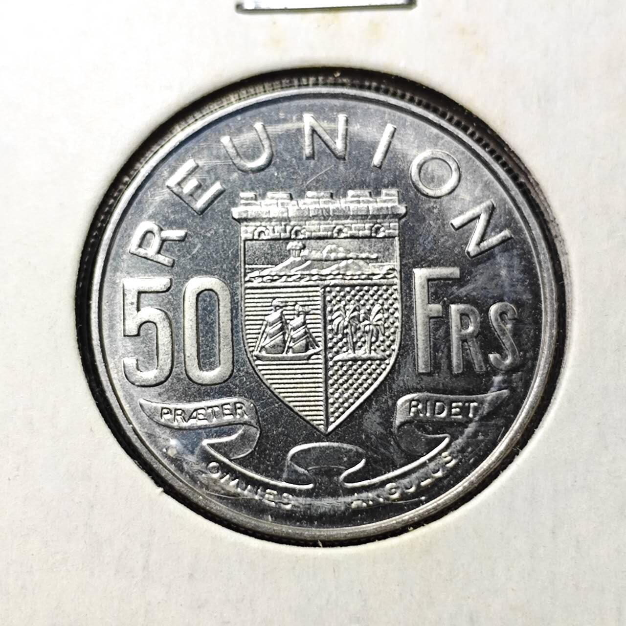 KK钱币收藏小铺   套币 批量/好品散币专场 2月预留时间 周末发货  1964法属留尼汪50法郎