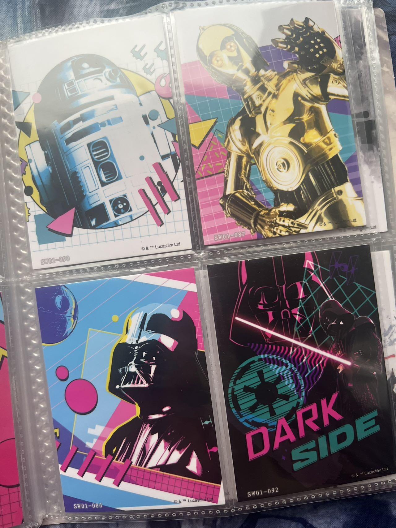 【随心含颖卡拍55期】卡游/集卡社/卡卡沃 抽卡机专场拍卖【无佣金】 【卡册】混卡一本 星球大战 过家家等 80张 不选品 最好不寄存