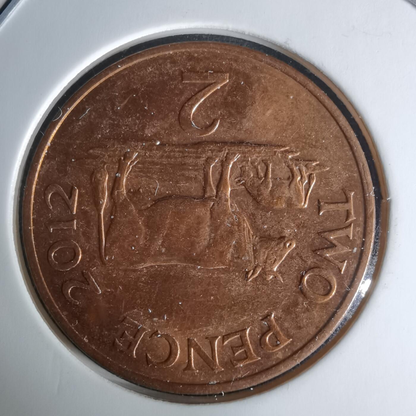 沼泽如烟--第1009场 根西2012年2便士