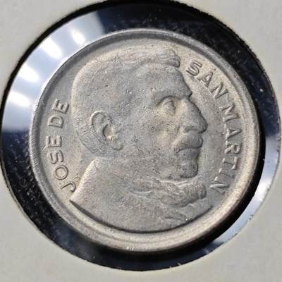 KK钱币收藏小铺   套币 批量/好品散币专场 2月预留时间 周末发货 -  1952阿根廷5分镍币 好品