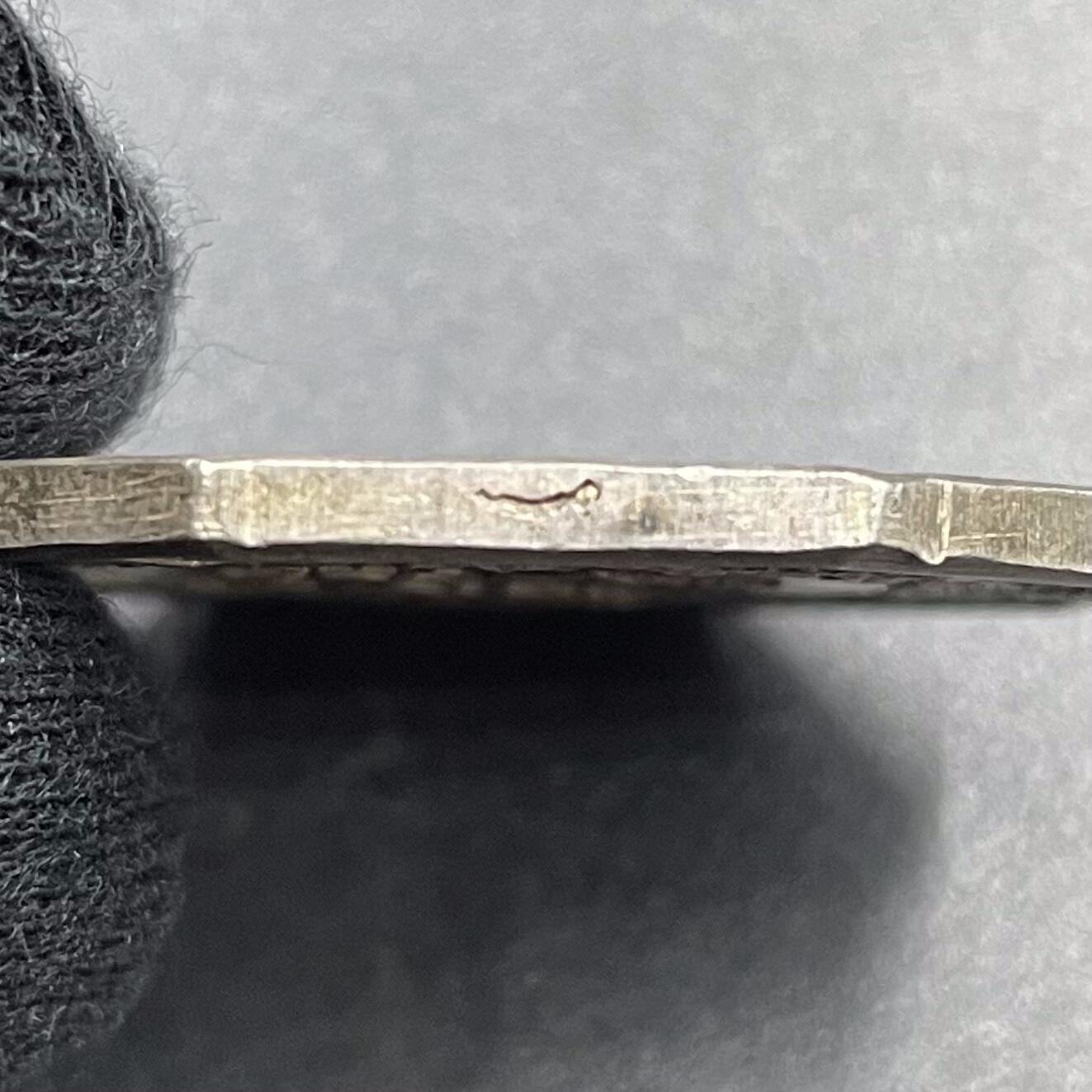 「木头集藏」章牌专场-第69场 法兰西银行八角银章，直径：36 mm，23.7 g，边铭：油灯  （1832-1841年），早期版本，保存很不错！